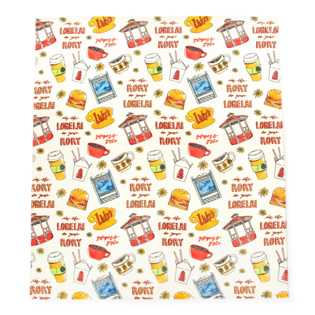 Jay Franco Official Warner Bros Gilmore Girls Super Plush Large Throw Blanket - 60x70 in, 60x90 in, Soft Fabric, Bedroom Bedding, Room Decor, Home Movie Night Cozy Setup, Stars Hollow Gift for Fans - View 1