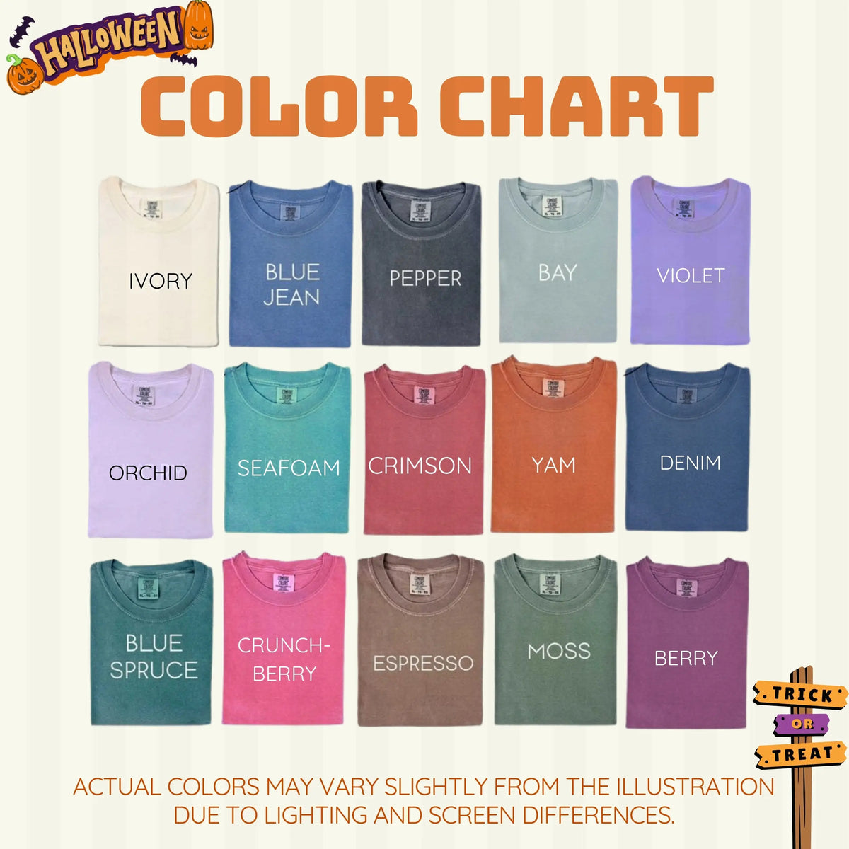 Comfort Colors 90s Bears Halloween Graphic Tee