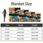 Friends TV Show Flannel Fabric Blanket - Soft, Warm, Fuzzy, Lightweight, Wrinkle Resistant, Anti-Pilling Throw with "You're My Lobster", Smelly Cat, Pivot Quotes & Central Perk Prints, 90s Sitcom Aesthetic, Indoor/Outdoor, Sofa Use, Best Friend Gift, Mult - View 4