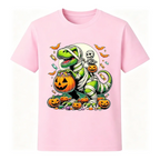 Kids' Halloween Funny T Rex Dinosaur Mummy T-Shirt Boys Trick Treat Costume