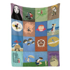 Studio Ghibli Anime Blanket Soft Funny Throw Blanket Cozy Lightweight Plush Portable Cover Blanket For Sofa,Warm Gift For Birthday,Christmas,Multiple Blanket - View 13