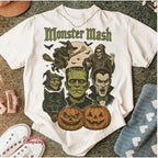 Retro Halloween Hoodie & Sweatshirt in Forest Green, Black & More - Womenswear