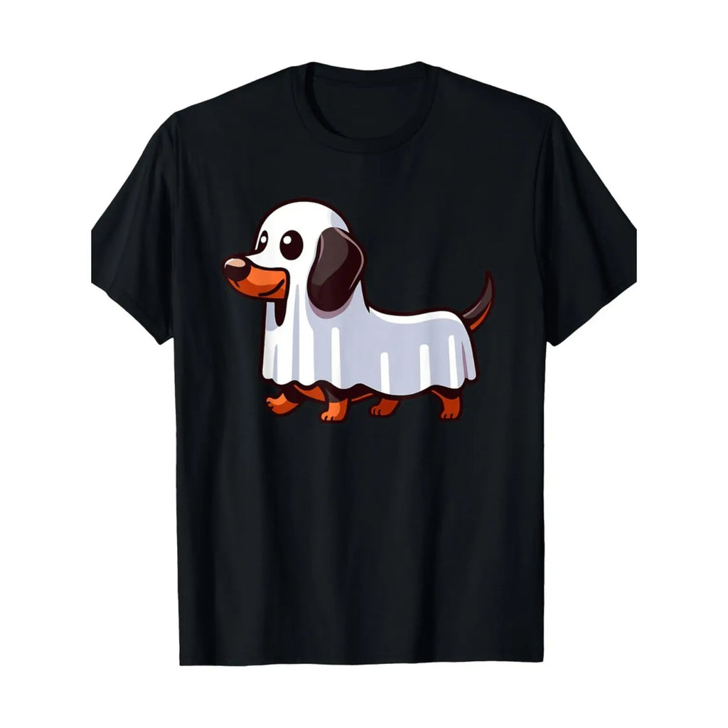 Spooky Dachshund Dog Halloween Costume T-Shirt For Men Women And Kids - View 10