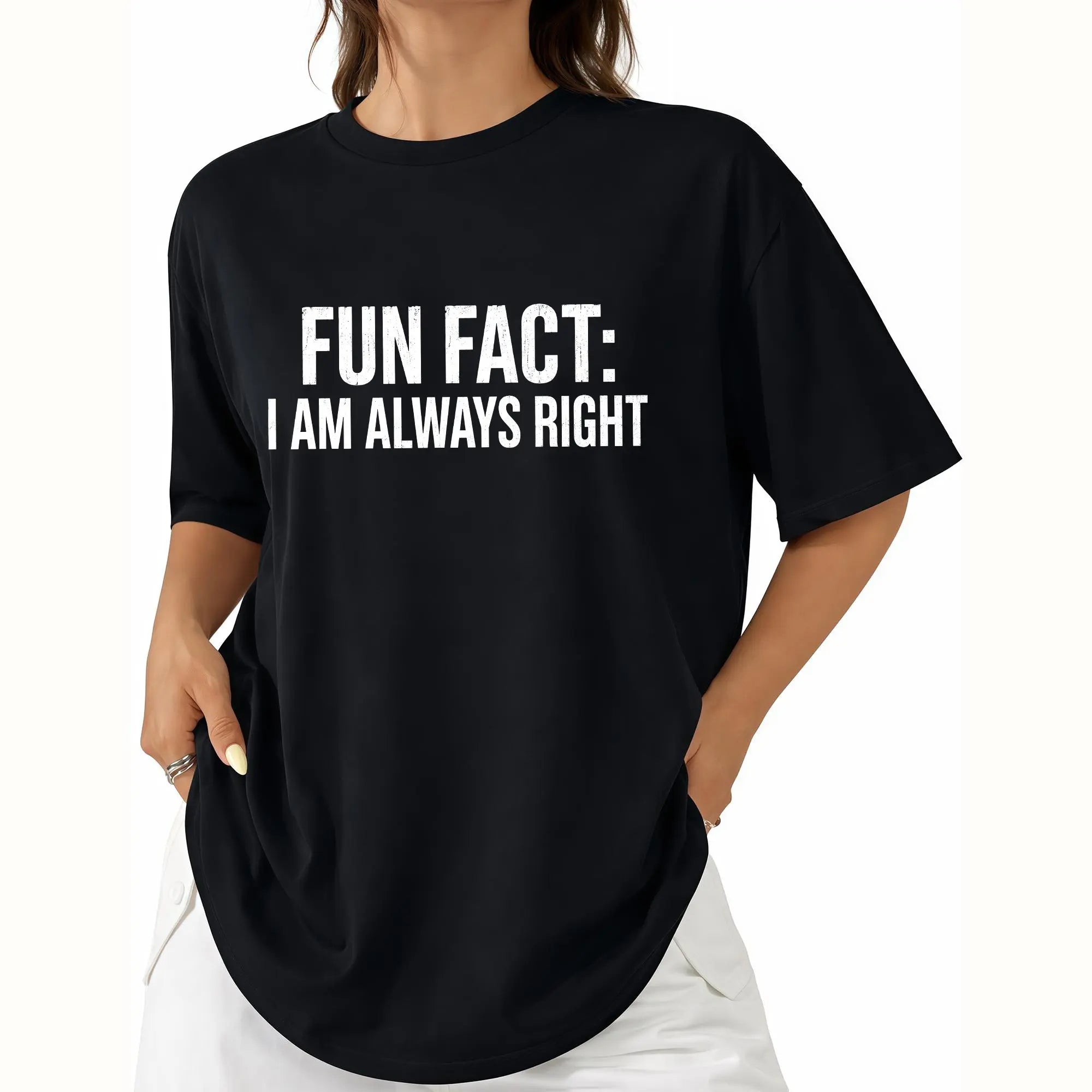 Fun Fact I Don’t Care Sweatshirt - Sarcastic College Style