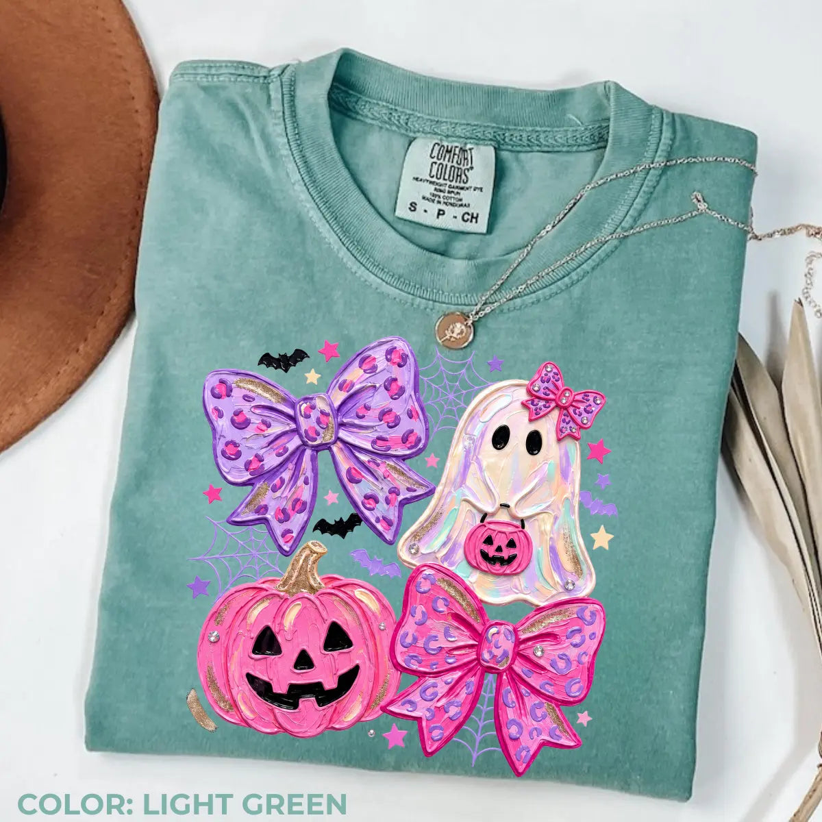 Comfort Colors Preppy Ghost Coquette Shirt Cotton Tee