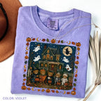 Comfort Colors 90s Bears Halloween Shirt, Trick or Treat Tee, Haunted House Graphic T-Shirt, Pumpkin Lover Spooky Season Gift - View 4