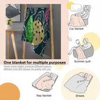 Autism Awareness Printed Flannel Fleece Blanket for Kids, 1-Piece Flannel Fabric, Funny Puzzle Design, Printed Style Brightens Rooms for Room Decor & House Decor - View 4