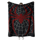 Spider Web Pattern Flannel Blanket Soft Skin Friendly Warm Cozy Throw Blanket Gothic Halloween Style Lightweight Bedding Blanket for Bed Sofa Couch Bedroom Living Room Nap Home Decor Birthday Gift - View 1