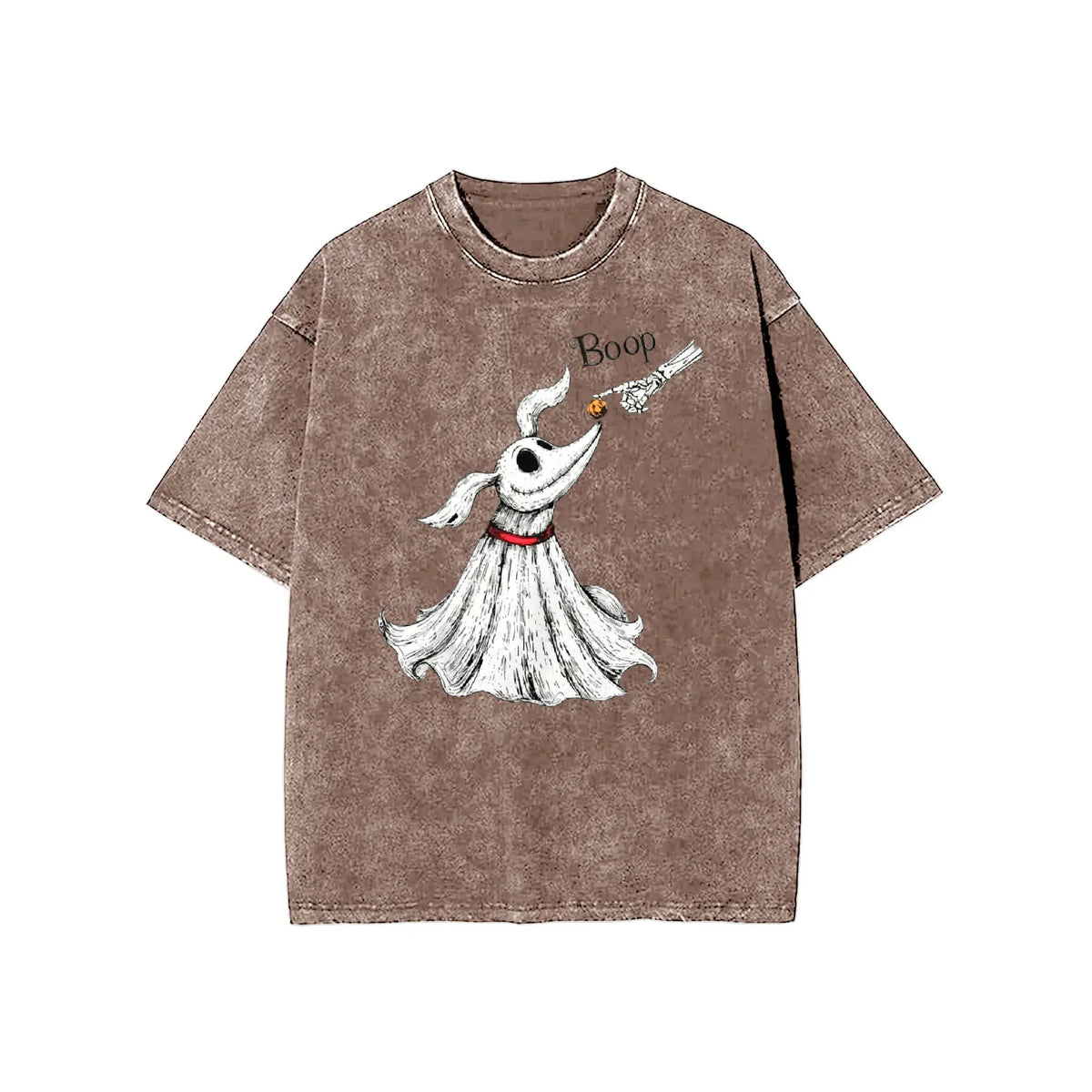 Zero Dog Boop Skeleton Hand Funny T-Shirt, Halloween Trip Tee, Nightmare Before Christmas Matching Shirt - View 11
