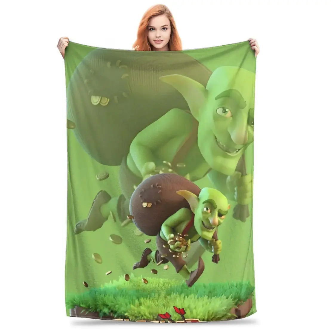 Clash Royale Game Super Soft Blanket Kids Plush Throw Blanket Street Trend Couch Bed Flannel Bedspread Sofa Bed Cover Christmas gift Dream Weave Home - View 19