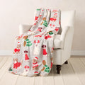 Kringle Express Oversized 60x80 Holiday Printed Throw - View 5