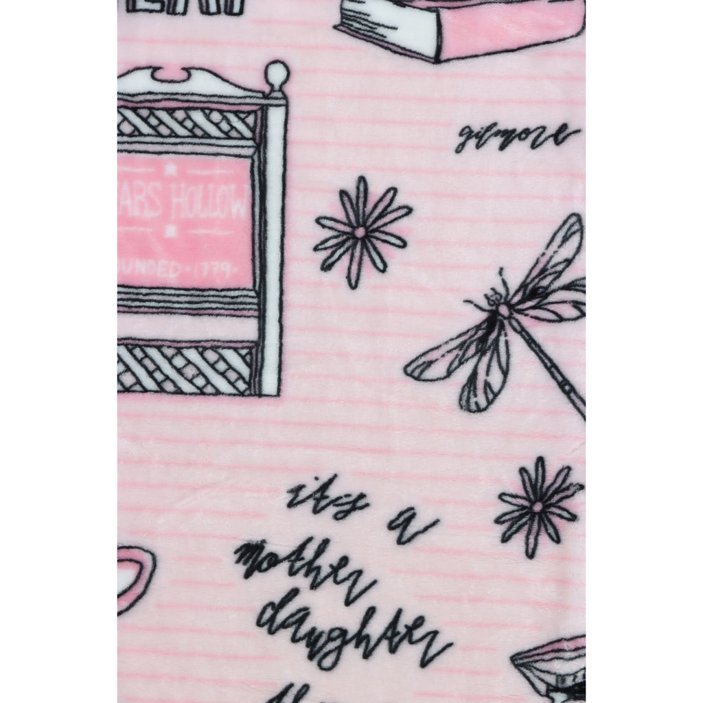 Jay Franco Official Warner Bros Gilmore Girls Super Plush Large Throw Blanket - 60x70 in, 60x90 in, Soft Fabric, Bedroom Bedding, Room Decor, Home Movie Night Cozy Setup, Stars Hollow Gift for Fans - View 6