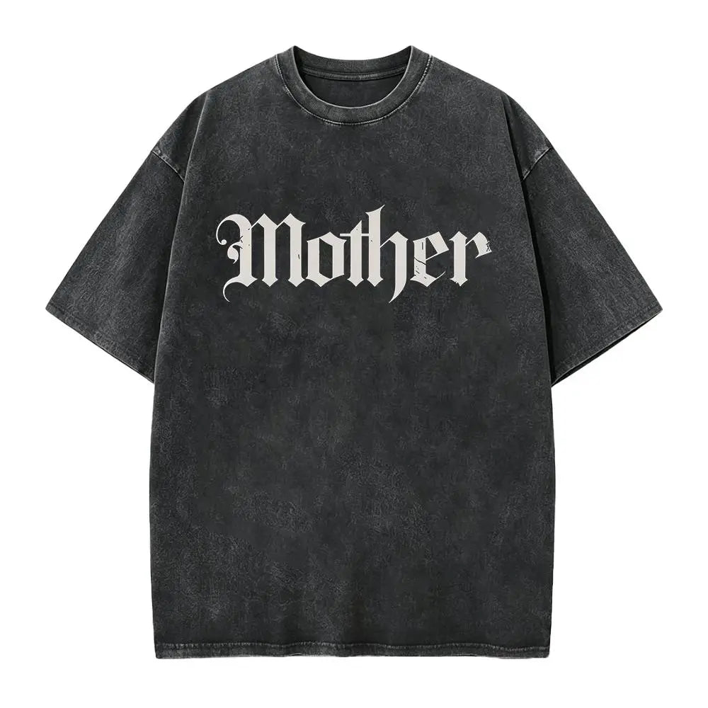 Mother Gothic Shirt Old English Tee Goth Mom Outfit