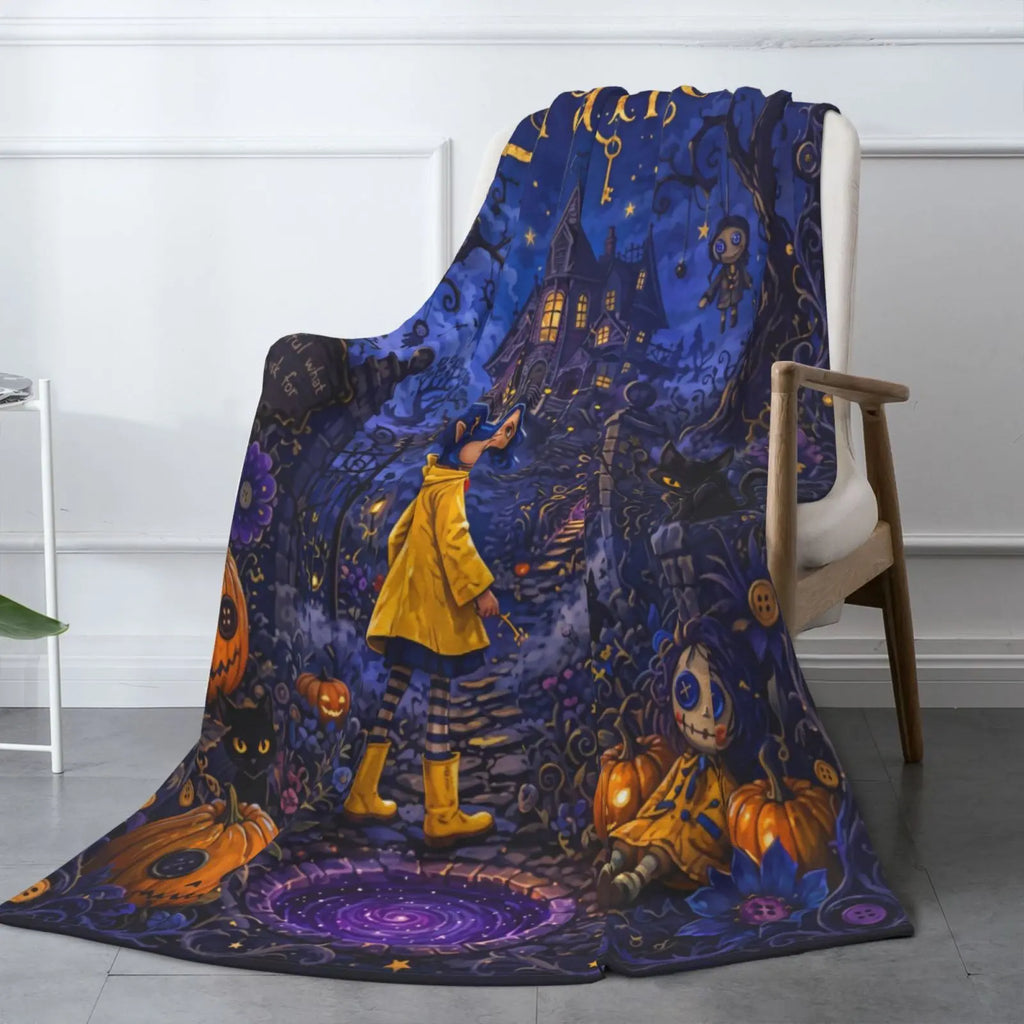 Halloween-M Blanket All Season Sofa Bedroom Chairs Dorm Couch Camping Soft Warm Cozy Bed Fleece Throw Gift for Men Women Boy Girl - View 25
