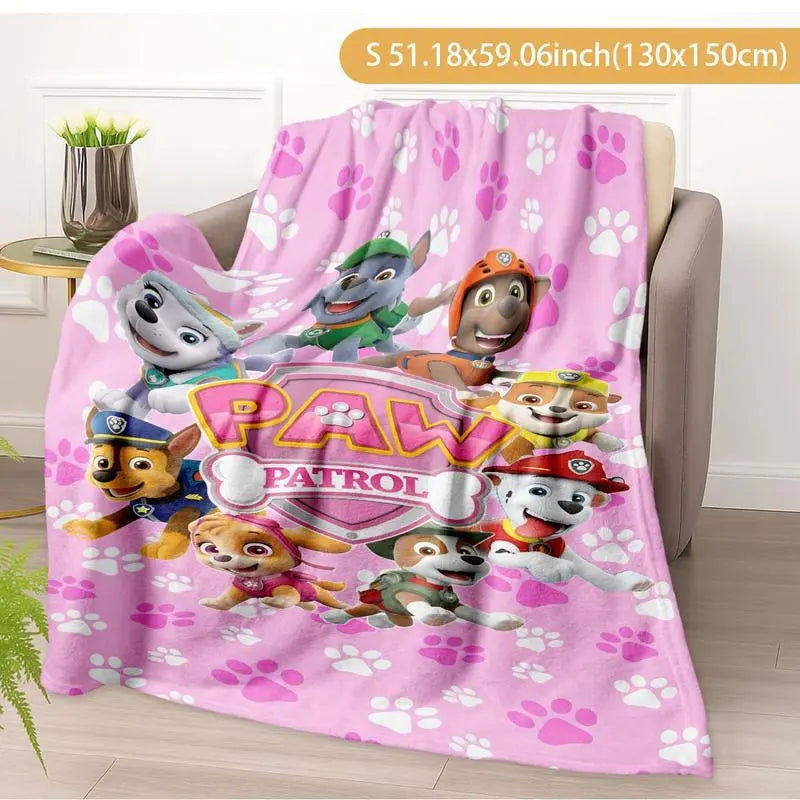 Paw Patrol Blanket, Soft Warm Plush Throw for Kids & Adults, Perfect Gift for Movie Nights, Home Decor, Daily Use - View 4