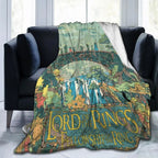 Lord Of The Rings Flannel Throw Middle Earth Landscape Ultra Soft Warm Fabric All Season Comfort Perfect For Sofa Bed nap Chair Decor Durable Machine Washable Long Lasting Quality blankets ultra-soft throw blanket - View 4