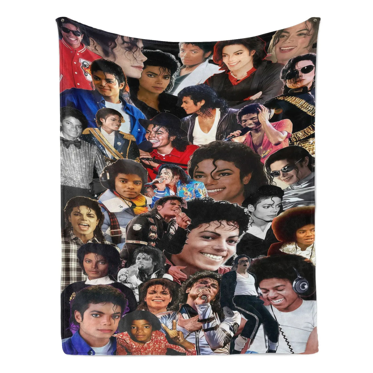 Michael Jackson Music Legend Fleece Throw Blanket - Fleece Fabric, Wrinkle-Resistant, Flannel Weave, Iconic Collage, HD Print, Durable, Breathable, Lightweight, Multi-Size (60in Option), All Seasons, for Adults’ Bed & Couch, Home & Travel - View 6