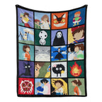 Studio Ghibli Anime Blanket Soft Funny Throw Blanket Cozy Lightweight Plush Portable Cover Blanket For Sofa,Warm Gift For Birthday,Christmas,Multiple Blanket - View 10