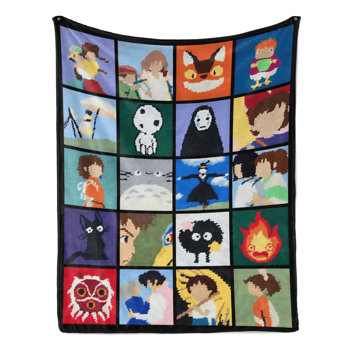 Studio Ghibli Anime Blanket Soft Funny Throw Blanket Cozy Lightweight Plush Portable Cover Blanket For Sofa,Warm Gift For Birthday,Christmas,Multiple Blanket - View 10