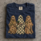 Hunting Season Ghosts Comfort Shirt: Camo Mallard Duck Halloween Tshirt - View 22