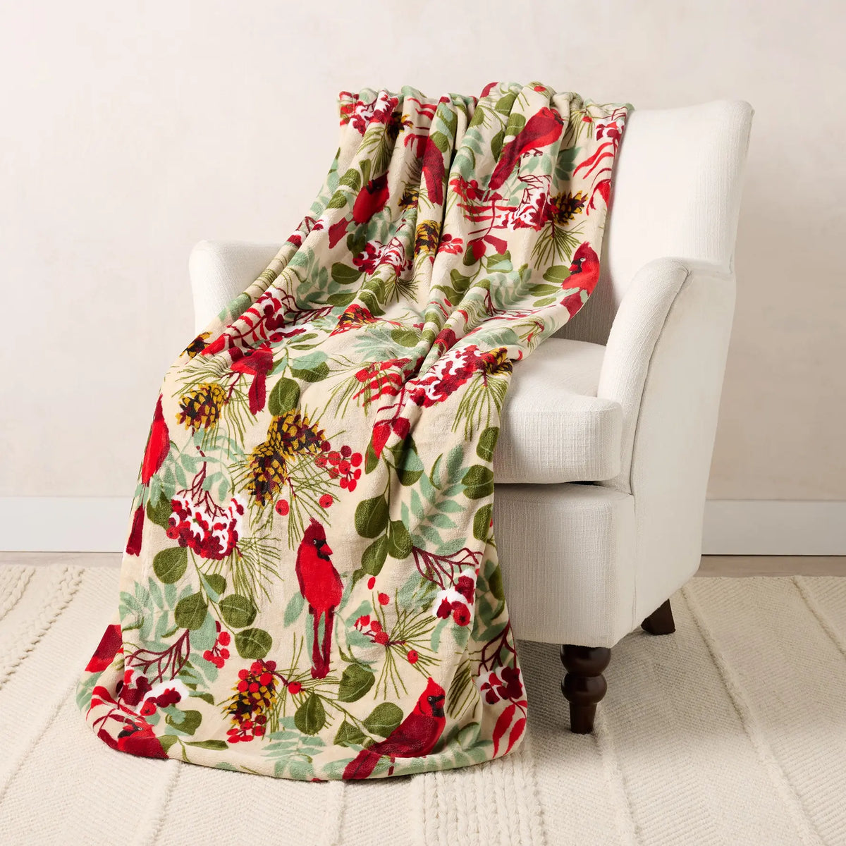 Kringle Express Oversized 60x80 Holiday Printed Throw - View 8