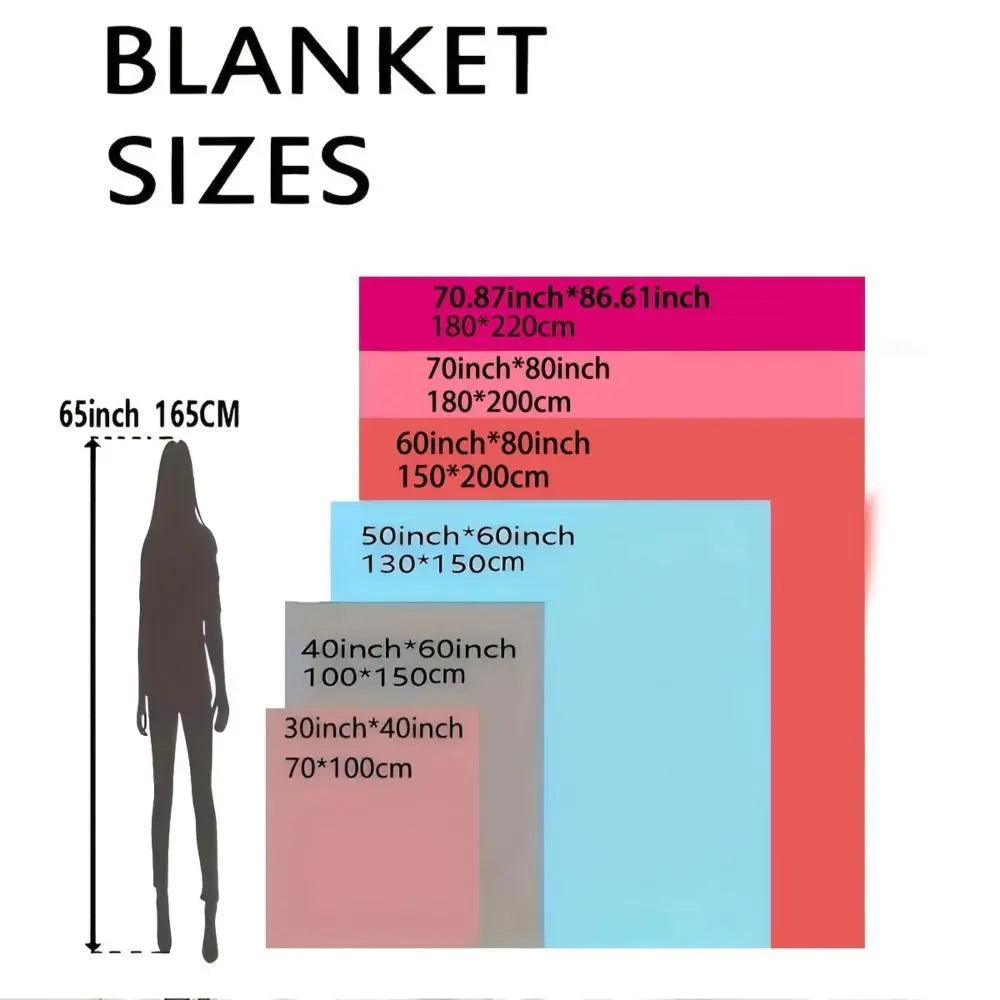 Soft Flannel Warmth & Relax Throw Blanket with Mañana Será Bonito Graffiti Art, Cartoon Pattern, Machine Washable - Ideal for Home Bedroom, Outdoor Camping, Warmth Throws, Relax Throws - View 9