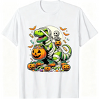 Kids' Halloween Funny T Rex Dinosaur Mummy T-Shirt Boys Trick Treat Costume