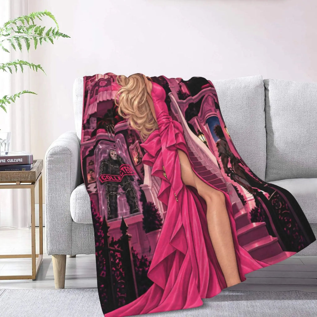 Halloween-M Blanket All Season Sofa Bedroom Chairs Dorm Couch Camping Soft Warm Cozy Bed Fleece Throw Gift for Men Women Boy Girl - View 47