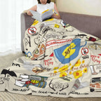 Gil-more Girls Throw Blanket Flannel Blanket Ultra-Soft Fleece Throw Cozy Fuzzy Plush Flannel Blanket Suitable for All Seasons Couch Bed Living Room Sofa Bedroom Chairs Dorm Birthday Valentine's Day Christmas Gifts - View 2