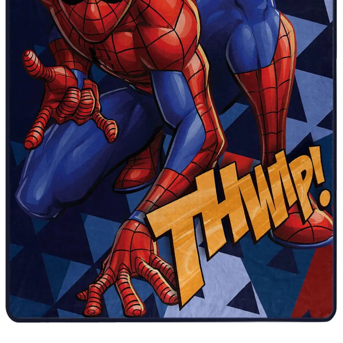 Marvel Spider-Man Blanket Crouched Action Stance 60 x 80" Silk Touch Back Throw - View 3